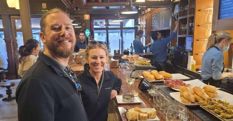 The Original Bilbao Food Tour with Wine Pairings - Five bars, five different views of pintxos