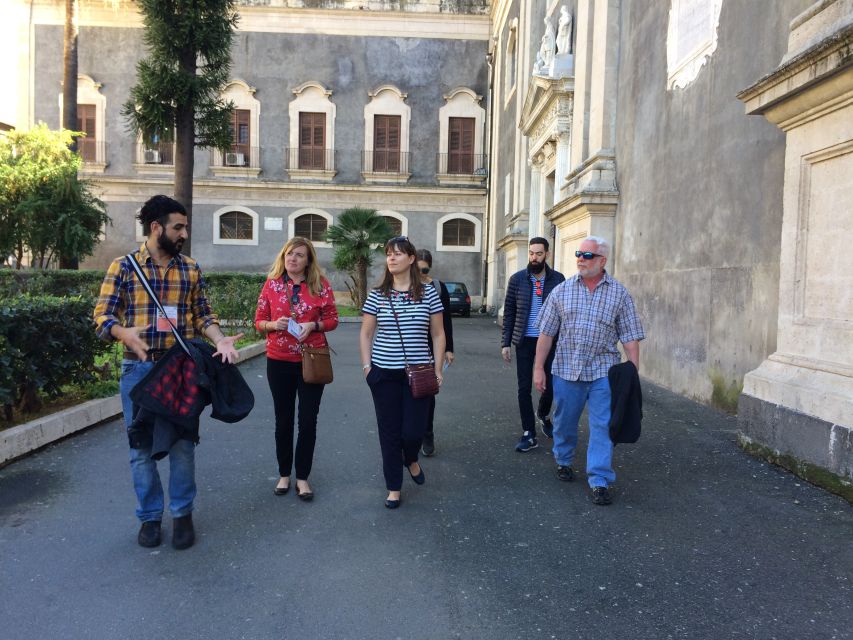 The Original Fish Market and Street Food Tour of Catania - Below Catania in a lava tunnel