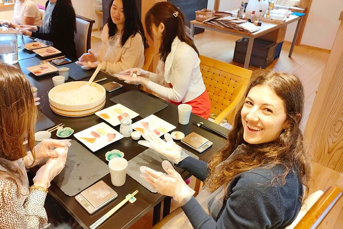 The Original Small-Group Sushi Making Class in Kyoto - Making nigiri by hand