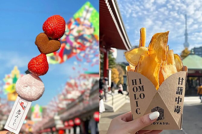 Tokyo: Asakusa & Sensoji ー Oldest Temple Walking Tour (2hrs) - Matcha sweets provide a brief taste of local shopping