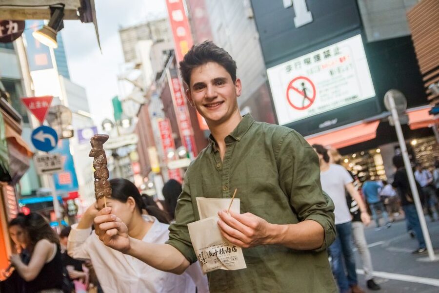 Tokyo: Best of Shibuya Food Tour - Stop three: okonomiyaki with regional character