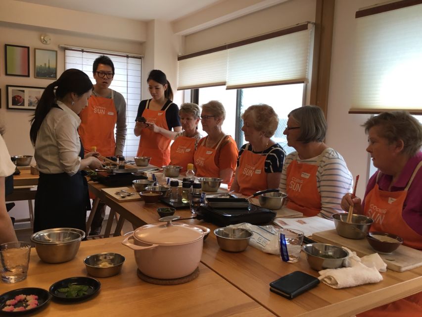 Tokyo: Sushi Making Class - Miso soup and the reward at the table