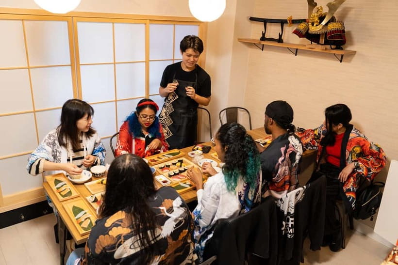 Tokyo: Sushi Making Class in a Happi Coat near a Famous Spot - Timing, location, and planning advice