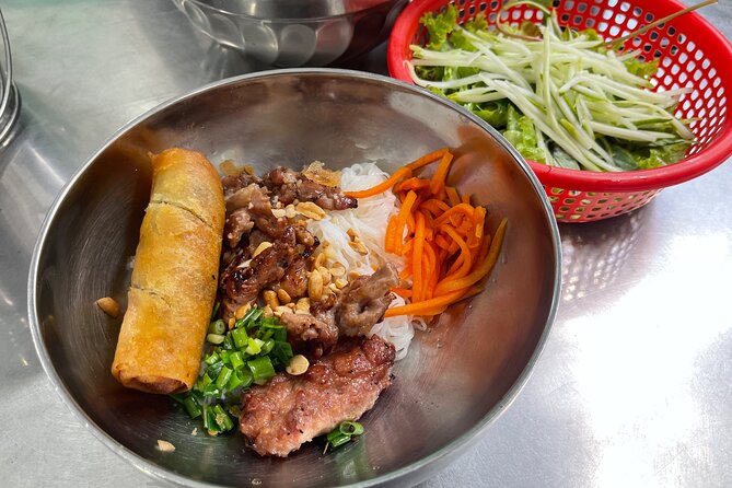 Top Notch Street Food Motorbike Tour In Ho Chi Minh City - Khmer-style grilled beef at Ho Thi Ky Flower Market