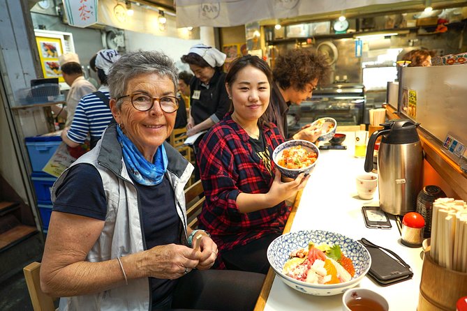Tsukiji Fish Market Small-Group Food Walking Tour - Temples, shrines, and a city view