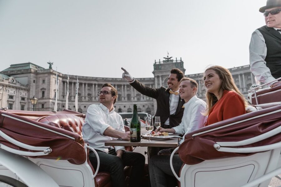 Vienna: Culinary Horse-Drawn Carriage Experience - Austrian Food, Sparkling Wine, And The Butler