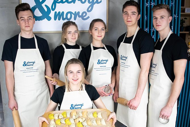 Warsaw's No 1 cooking class-Polish dumplings with liqueur tasting - The best part: eating your own pierogi
