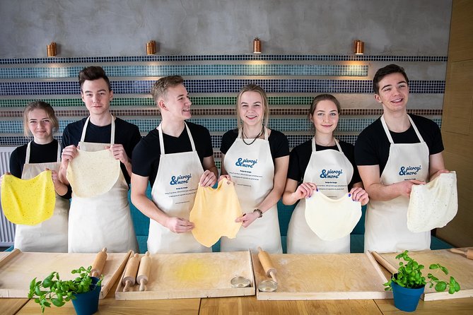 Warsaw's No 1 cooking class-Polish dumplings with liqueur tasting - Kneading, rolling, and filling the dough