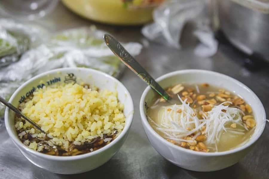 Weekend Hanoi Night Market & Street Food Tour - Steamed rice rolls or bun cha, two very different stops